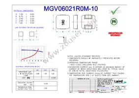 MGV06021R0M-10 Cover