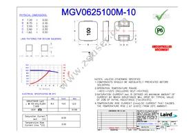 MGV0625100M-10 Cover