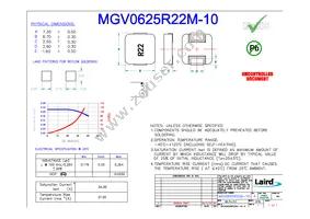 MGV0625R22M-10 Cover