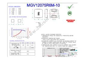 MGV12075R6M-10 Cover