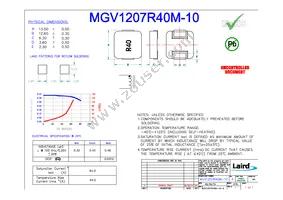MGV1207R40M-10 Cover