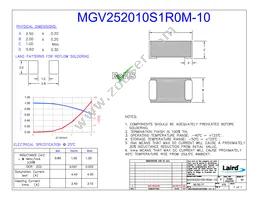 MGV252010S1R0M-10 Cover