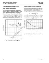 MH005CL Datasheet Page 12