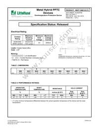 MHP-TAM15-9-72 Datasheet Cover