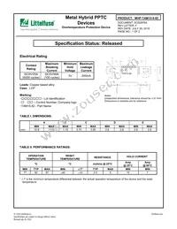 MHP-TAM15-9-82 Datasheet Cover