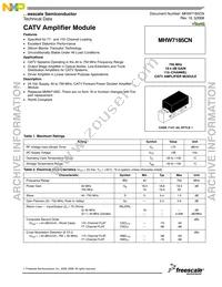 MHW7185CN Datasheet Cover