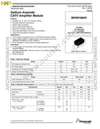 MHW8188AN Datasheet Cover