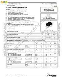 MHW8242AN Datasheet Cover