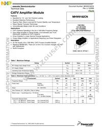 MHW9182CN Datasheet Cover