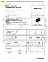 MHW9189AN Datasheet Cover