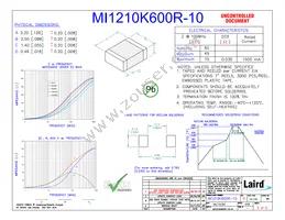 MI1210K600R-10 Datasheet Cover