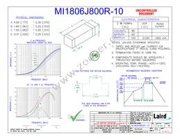 MI1806J800R-10 Datasheet Cover