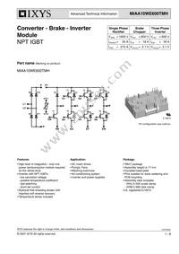 MIAA10WE600TMH Datasheet Cover