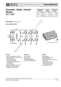 MIAA15WB600TMH Datasheet Cover