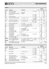 MIAA15WE600TMH Datasheet Page 3