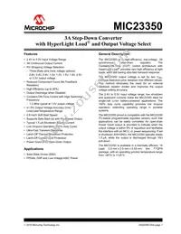 MIC23350YFT-TR Datasheet Cover