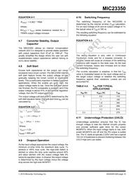 MIC23350YFT-TR Datasheet Page 15