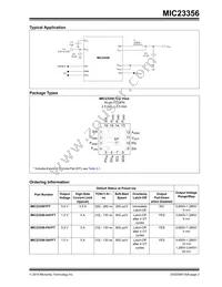 MIC23356-HAYFT-TR Datasheet Page 2