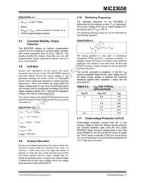 MIC23650YFT-TR Datasheet Page 15