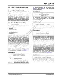 MIC23650YFT-TR Datasheet Page 17