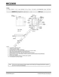 MIC23650YFT-TR Datasheet Page 20