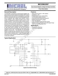 MIC2597-2BTS TR Datasheet Cover
