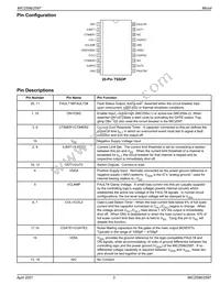 MIC2597-2BTS TR Datasheet Page 3