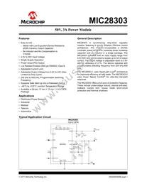 MIC28303-2YMP-T1 Datasheet Cover