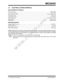 MIC28303-2YMP-T1 Datasheet Page 3