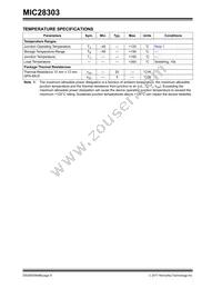 MIC28303-2YMP-T1 Datasheet Page 6