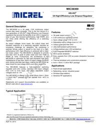 MIC38300HYHL-TR Datasheet Cover
