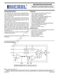 MIC38C44ABM-TR Datasheet Cover