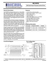 MIC59P60BWM-TR Datasheet Cover