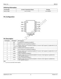 MIC915YMM-TR Datasheet Page 2