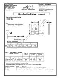 MICROSMD005-2 Datasheet Cover