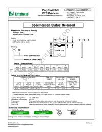 MICROSMD010F-02 Datasheet Cover
