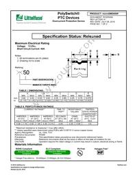 MICROSMD050F-2 Datasheet Cover