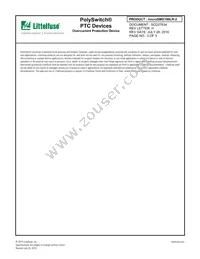 MICROSMD190LR-2 Datasheet Page 3