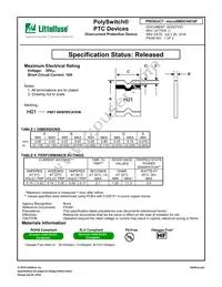 MICROSMDCH010F-02 Datasheet Cover