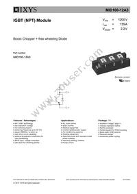MID100-12A3 Datasheet Cover