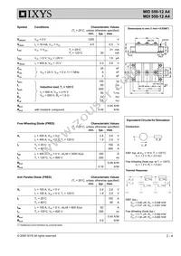 MID550-12A4 Datasheet Page 2