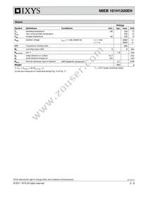 MIEB101H1200EH Datasheet Page 3