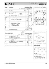 MII200-12A4 Datasheet Page 2