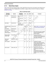 MIMXRT1015CAF4A Datasheet Page 16