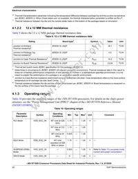 MIMXRT1051CVL5A Datasheet Page 20