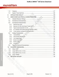 MINI51LDE Datasheet Page 4