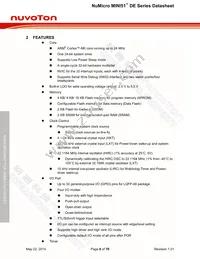 MINI51LDE Datasheet Page 8