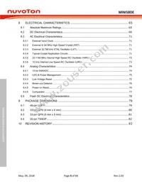 MINI58LDE Datasheet Page 4