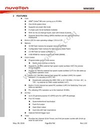 MINI58LDE Datasheet Page 8