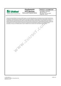 MINIASMDC030F-2 Datasheet Page 2